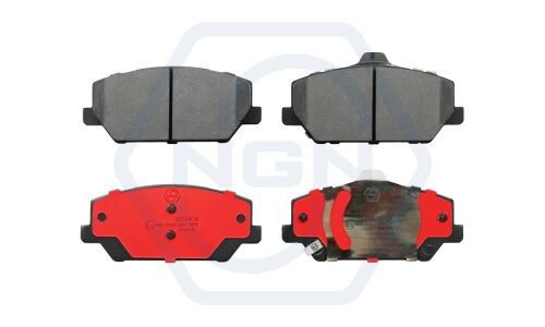 Колодки тормозные дисковые NGN, передние, комплект на ось (4 шт), арт. 3502438