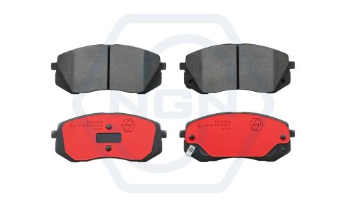 Колодки тормозные дисковые NGN, передние, комплект на ось (4 шт), арт. 3502598