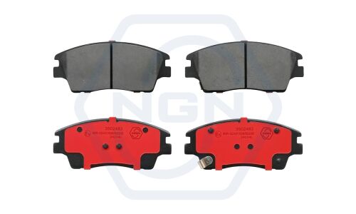 Колодки тормозные дисковые NGN, передние, комплект на ось (4 шт), арт. 3502483