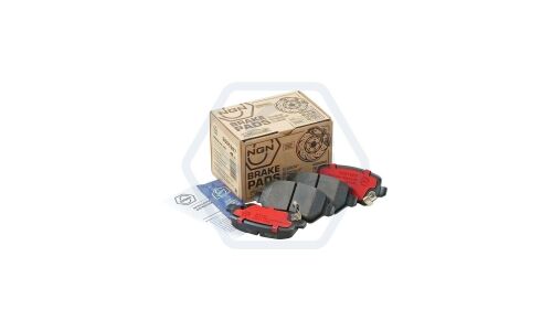 Колодки тормозные дисковые NGN, задние, комплект на ось (4 шт), арт. 3501567