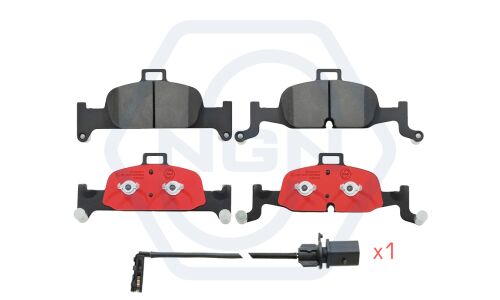 Колодки тормозные дисковые NGN, задние, комплект на ось (4 шт), арт. 3502201