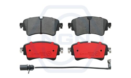 Колодки тормозные дисковые NGN, задние, комплект на ось (4 шт), арт. 3502327
