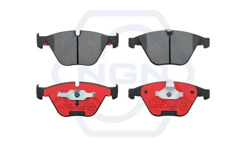 Колодки тормозные дисковые NGN, передние, комплект на ось (4 шт), арт. 3501620