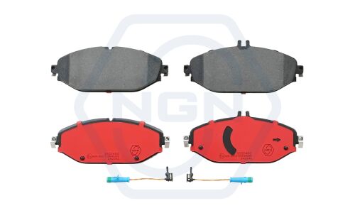 Колодки тормозные дисковые NGN, передние, комплект на ось (4 шт), арт. 3502450