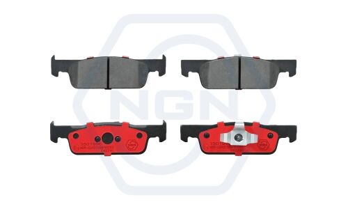 Колодки тормозные дисковые NGN, передние, комплект на ось (4 шт), арт. 3501996