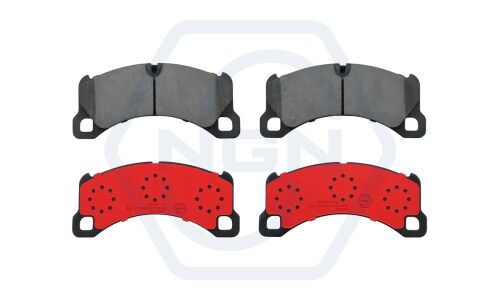 Колодки тормозные дисковые NGN, передние, комплект на ось (4 шт), арт. 3502119