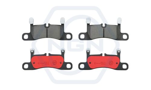 Колодки тормозные дисковые NGN, задние, комплект на ось (4 шт), арт. 3502114