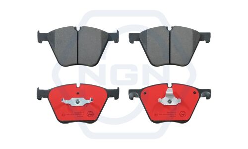 Колодки тормозные дисковые NGN, передние, комплект на ось (4 шт), арт. 3502037