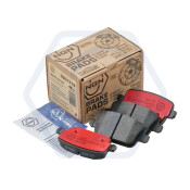 Колодки тормозные дисковые NGN, задние, комплект на ось (4 шт), арт. 3501379