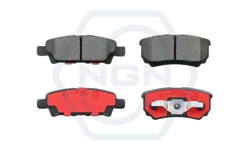 Колодки тормозные дисковые NGN, задние, комплект на ось (4 шт), арт. 3501678