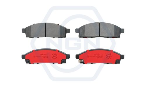 Колодки тормозные дисковые NGN, передние, комплект на ось (4 шт), арт. 3502143