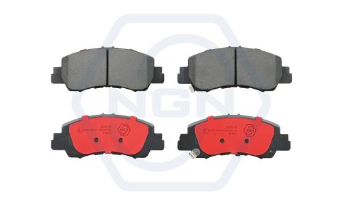 Колодки тормозные дисковые NGN, передние, комплект на ось (4 шт), арт. 3502410