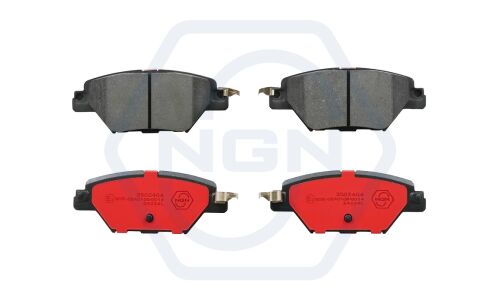 Колодки тормозные дисковые NGN, задние, комплект на ось (4 шт), арт. 3502464