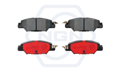 Колодки тормозные дисковые NGN, задние, комплект на ось (4 шт), арт. 3502644