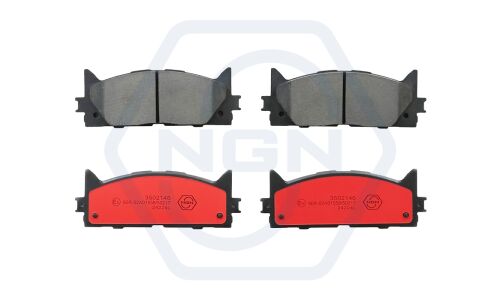 Колодки тормозные дисковые NGN, передние, комплект на ось (4 шт), арт. 3502146