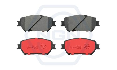 Колодки тормозные дисковые NGN, передние, комплект на ось (4 шт), арт. 3501993