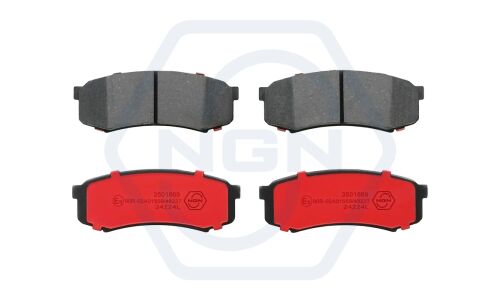 Колодки тормозные дисковые NGN, задние, комплект на ось (4 шт), арт. 3501869