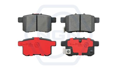 Колодки тормозные дисковые NGN, задние, комплект на ось (4 шт), арт. 3501286