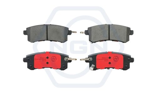 Колодки тормозные дисковые NGN, задние, комплект на ось (4 шт), арт. 3502219