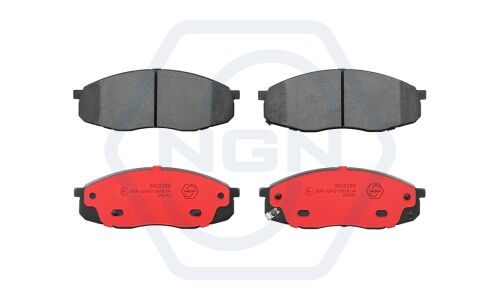 Колодки тормозные дисковые NGN, передние, комплект на ось (4 шт), арт. 3502289