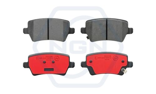 Колодки тормозные дисковые NGN, задние, комплект на ось (4 шт), арт. 3502299