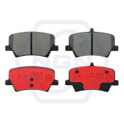 Колодки тормозные дисковые NGN, задние, комплект на ось (4 шт), арт. 3502408