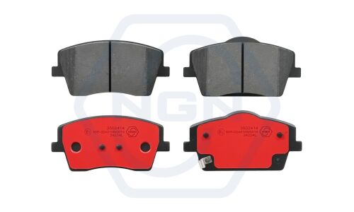 Колодки тормозные дисковые NGN, передние, комплект на ось (4 шт), арт. 3502414