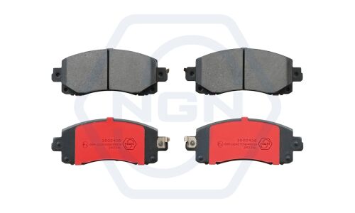 Колодки тормозные дисковые NGN, передние, комплект на ось (4 шт), арт. 3502435