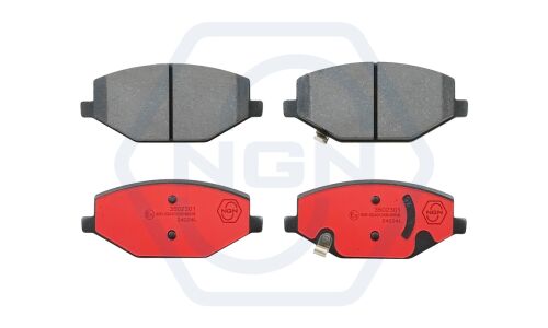 Колодки тормозные дисковые NGN, передние, комплект на ось (4 шт), арт. 3502301