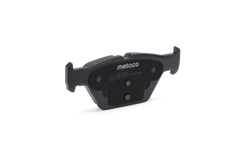 Колодки тормозные дисковые Metaco, комплект на ось (4 шт), арт. 3010-391