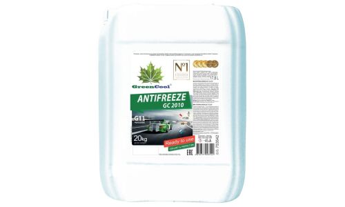Антифриз GreenCool Antifreeze GC2010, G11, зелёный, -40°C, 20кг, арт. 753542