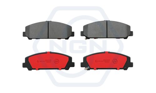 Колодки тормозные дисковые NGN, передние, комплект на ось (4 шт), арт. 3502508