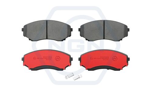 Колодки тормозные дисковые NGN, передние, комплект на ось (4 шт), арт. 3502469