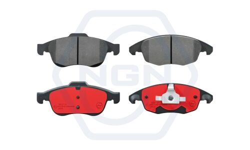 Колодки тормозные дисковые NGN, передние, комплект на ось (4 шт), арт. 3502131