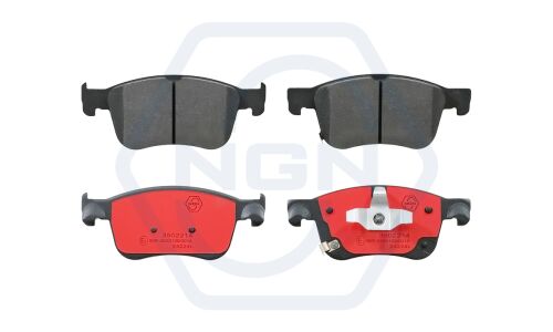 Колодки тормозные дисковые NGN, передние, комплект на ось (4 шт), арт. 3502214
