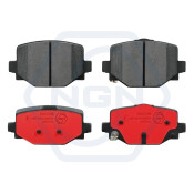 Колодки тормозные дисковые NGN, задние, комплект на ось (4 шт), арт. 3502308