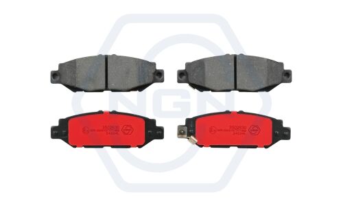 Колодки тормозные дисковые NGN, задние, комплект на ось (4 шт), арт. 3502630