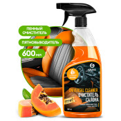 Очиститель салона Grass Universal Cleaner, пенный, для пластика, кожи и ткани, с ароматом папайи, бутылка с триггером 600мл, арт. 110536 Очиститель салона Grass Universal Cleaner, пенный, для пластика, кожи и ткани, с ароматом папайи, бутылка с триггером 600мл, арт. 110536