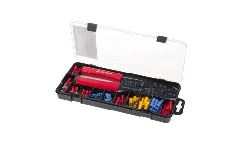 Набор наконечников и клемм со стриппером универсальный 101пр. ARNEZI, арт. R6041101