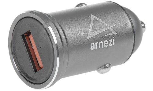 Адаптер автомобильный 18W USB-А (QC 3.0) 12-24V в прикуриватель ARNEZI, арт. A0603013