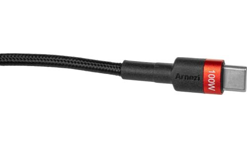 Кабель для мобильных устройств Arnezi, с USB Type-C на USB Type-C, 2м, 5А, 100Вт, поддержка быстрой зарядки, арт. A0605042
