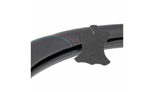 Оплетка на руль (L 40см, иск. кожа PU) черная ARNEZI, арт. A0501045