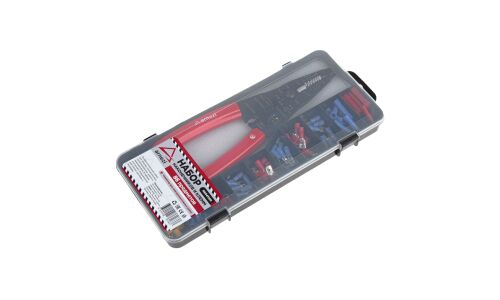 Набор наконечников и клемм со стриппером универсальный 86пр. ARNEZI, арт. R6041100