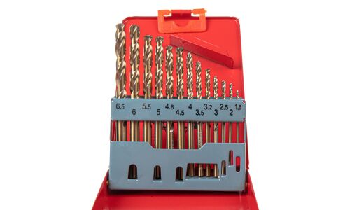Набор сверл по металлу 13 шт. Cobalt 5% (d 1.5-6.5 мм ) ARNEZI, арт. R5203113