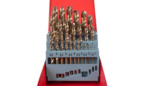 Набор сверл по металлу 25 шт. Cobalt 5% (d 1-13 мм ) ARNEZI, арт. R5203125