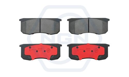 Колодки тормозные дисковые NGN, передние, комплект на ось (4 шт), арт. 3502323
