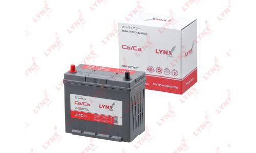 Аккумулятор LYNXauto 55B24R, 45Ач, CCA 440А, необслуживаемый, арт. J11C