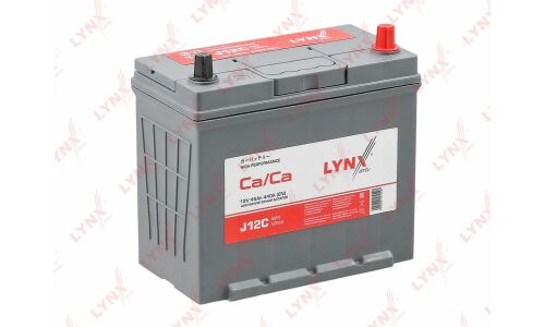 Аккумулятор LYNXauto 55B24L, 45Ач, CCA 440А, необслуживаемый, арт. J12C