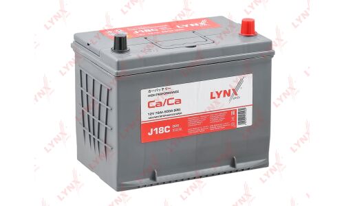 Аккумулятор LYNXauto 95D26L, 78Ач, CCA 650А, необслуживаемый, арт. J18C