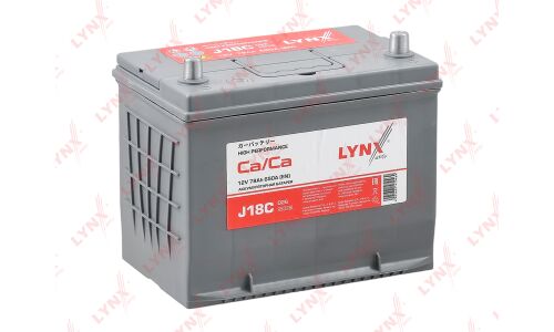 Аккумулятор LYNXauto 95D26L, 78Ач, CCA 650А, необслуживаемый, арт. J18C